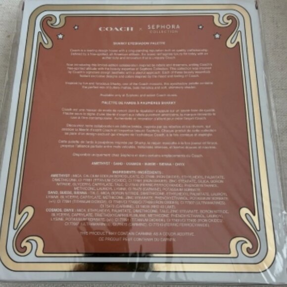 Coach X Sephora Sharky Shark eyeshadow Palette + FREE GIFTS🆕⌚📦🏃💨🚚 - Picture 11 of 16